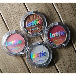 Lottie London 4Pc Set, 2 Ombre Blush, 1 Bronzer, 1 Highlighter Shades In Descrip